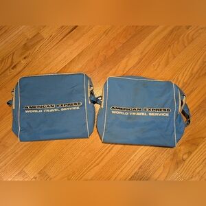 American Express Blue Travel Bags